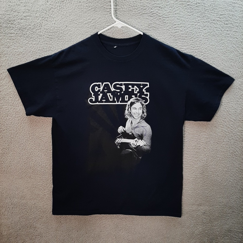 Casey James Shirt Adult Large Blue American Idol Graphic Band Tee Unisex
